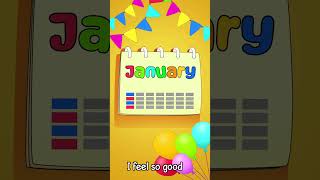 Birthday Song for Kids January  Happy Birthday January Babies and Children by Patty Shukla short [upl. by Cataldo563]