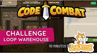 CodeCombat Challenge Loop Warehouse [upl. by Ydnic]