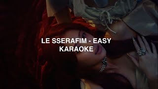 LE SSERAFIM 르세라핌 EASY KARAOKE with Easy Lyrics [upl. by Sivla]