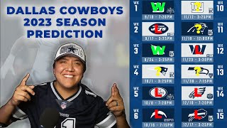 20232024 Dallas Cowboys Schedule Release  Season Prediction DallasCowboys NFL [upl. by Dewie]