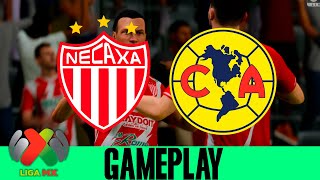 Necaxa vs America  Liga MX Jornada 9 Apertura  FC 25 Gameplay  Daily Football Games [upl. by Brigit]