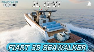 Fiart 35 Seawalker  2 Suzuki DF350A  IL TEST [upl. by Millman]