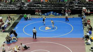 Blake Fruchtl 2012 NSAA Nebraska State Wrestling Finals [upl. by Eiramaliehs]