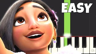 What Else Can I Do  EASY Piano Tutorial  Encanto [upl. by Enad538]