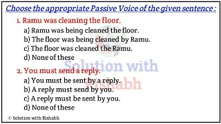 Active and Passive voice Practice set  Active and Passive voice exercise  Active and Passive voice [upl. by Tsnre764]