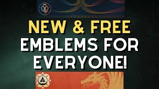 NEW amp FREE EMBLEMS for EVERYONE in Destiny 2 Limited Time [upl. by Patterson]