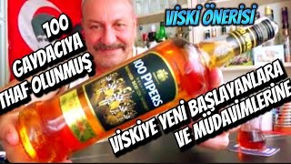 100 PIPERS Deluxe Blended Scotch Whısky İncelemesi ve Testi Yenilere ve deneyimli Viski severlere [upl. by Lenad]