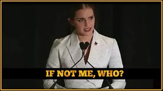 If Not Me Then Who  Emma Watson  A Motivational video [upl. by Vivle]