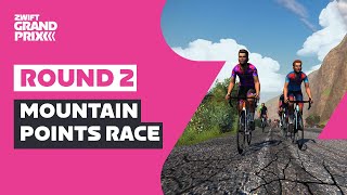 Zwift Grand Prix  Round 2 Mountain Points Race [upl. by Tjon333]