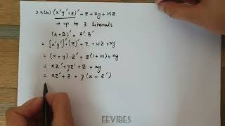 Simplification of Boolean Function up to Given Number of Literals [upl. by Walworth]