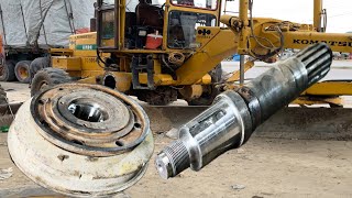 Repairing Process Of Caterpillar Motar Grader Whell Hub  Caterpillar Wheel Tandem Repair [upl. by Sadonia295]