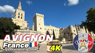 The City of Avignon FRANCE 🇫🇷 KuyaJOCAL Walking TOUR 2024 [upl. by Yenitirb57]