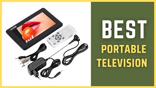 Best Portable Television  LEADSTAR D7 Rechargeabl 7 inch Portable Television Review [upl. by Mehsah]