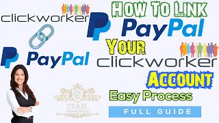 How To Link PAYPAL Your Clickworker Account Easy Process clickworker paypal freelancing [upl. by Nnyltiak]