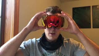 Anon M2 Goggles REVIEW w MFI Neckwarmer [upl. by Rosena512]