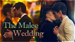 The Malec Wedding  S1S3 scene by scene comparison [upl. by Esyak78]