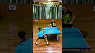 Good Rally Forehand vs Backhand 🏓 Topspin [upl. by Aidni]