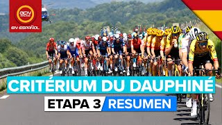 Critérium del Dauphiné 2022  Resumen Etapa 3 [upl. by Ahsiemak]