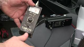 Fitting a new Thunderpole T3000 CB radio in my Nissan Almera N16  and quick test [upl. by Nanerb]