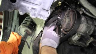 How to Install a Water Pump for a Nissan 18L 4 cyl Engine  Advance Auto Parts [upl. by Anoif173]