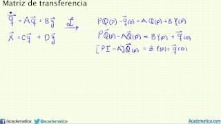 Matriz de Transferencia [upl. by Euqina]