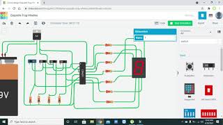 bcd to seven segment conversion in tinkercad  bcd to seven segment encdoer in tinkercad [upl. by Nakasuji758]