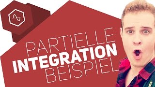 Partielle Integration mit Sinus Beispielaufgabe [upl. by Fennelly504]