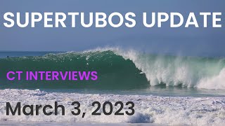 Supertubos WSL Event update from Peniche Portugal for March 3 2023 [upl. by Laro511]