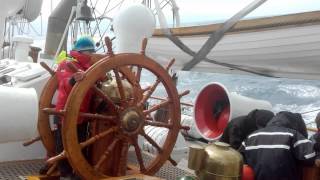 Statsraad Lehmkuhl in The Tall Ships Races 2015 Belfast  Ålesund [upl. by Ebony932]