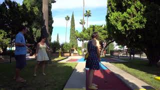 Camelot Golfland Mini Golf  Anaheim CA Presented by A Couple of Putts [upl. by Lesiram]