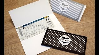 Anleitung Konzertkarte verpacken  Stampin Up [upl. by Ztnahc901]