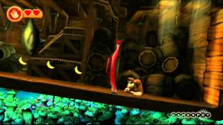 Donkey Kong Country Returns  Pirate Ship Gameplay [upl. by Gathers]