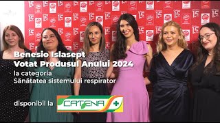 Benesio Islasept a fost ales ”Produsul Anului 2024” la categoria quotSănătatea sistemului respiratorquot [upl. by Hodge]