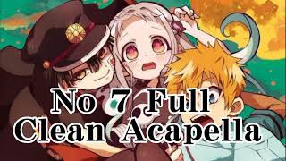 Toiled Bound Hanako Kun Op Full No° 7 by Jibaku Shonen Band Clean Acapella [upl. by Ailehs]