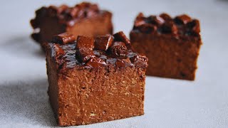 3 INGREDIENT Vegan Chocolate Brownie The Best Cocoa Powder Recipe [upl. by Aryc892]