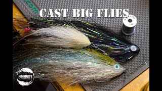 How to Make BIG flies Castable Weight Balancing Flies [upl. by Treharne776]