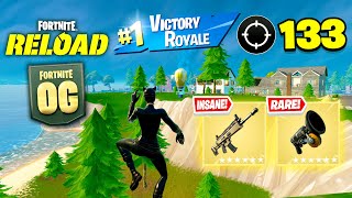 OG Fortnite Reload  High Kill Gameplay  Keyboard amp Mouse [upl. by Rehpotsrik]