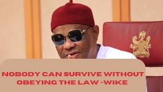 Nobody Can Survive Without Obeying the Law Wike [upl. by Anastice940]