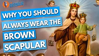 Why Every Catholic Should Wear The Brown Scapular  The Catholic Talk Show [upl. by Ellemac]