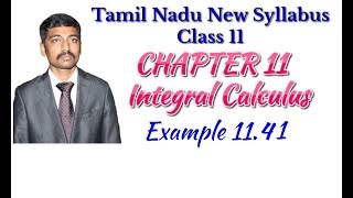 Class 11 Example 1141  Integral Calculus  Tamil Nadu New Syllabus [upl. by Swirsky]