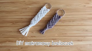 Jak zrobić makramowy brelok Makramowy brelok  DIY  Macrame Keychain [upl. by Ntsud]