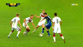 Lionel Messi vs Germany World Cup Final 2014 English Commentary 4K UHD 50fps [upl. by Dnamra]