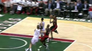 Raptors vs Bucks Highlights April 6 2013 [upl. by Kylila909]