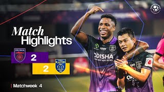 Match Highlights  Odisha FC 22 Kerala Blasters FC  MW 4  ISL 202425 [upl. by Aneelad]