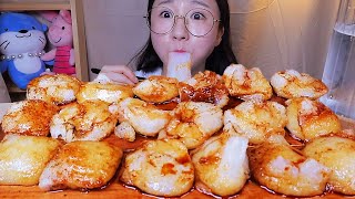 처음 먹어보는 짱구 키리모찌🍡 떡 디저트 먹방 Dessert Mukbang [upl. by Yror]