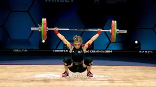 49kg European Weightlifting 2024 [upl. by Odetta490]