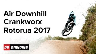 Air Downhill Finals Full Highlights  Crankworx Rotorua 2017 [upl. by Akkinahs]