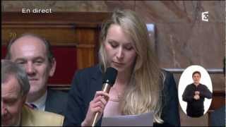 Question de Marion Marechal Le Pen FN à Manuel Valls  Assemblée Nationale 190313 [upl. by Zeta]