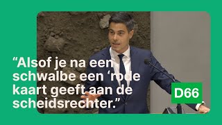 D66 — Kwartetkabinet  Rob Jetten quotMeer kwakzalverij dan echte geneeskunde in het akkoordquot [upl. by Ob]