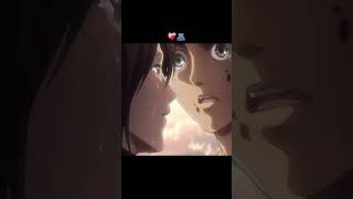 Erenmika 🫂 anime aot aotedit attackontitanedit eren erenyeager mikasa [upl. by Zealand]